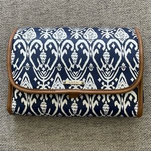 Stella & Dot ikat travel makeup bag